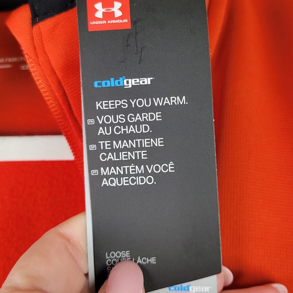 NWT UNDER ARMOUR ColdGear Quarter Zip Pullover - Picture 8 of 10